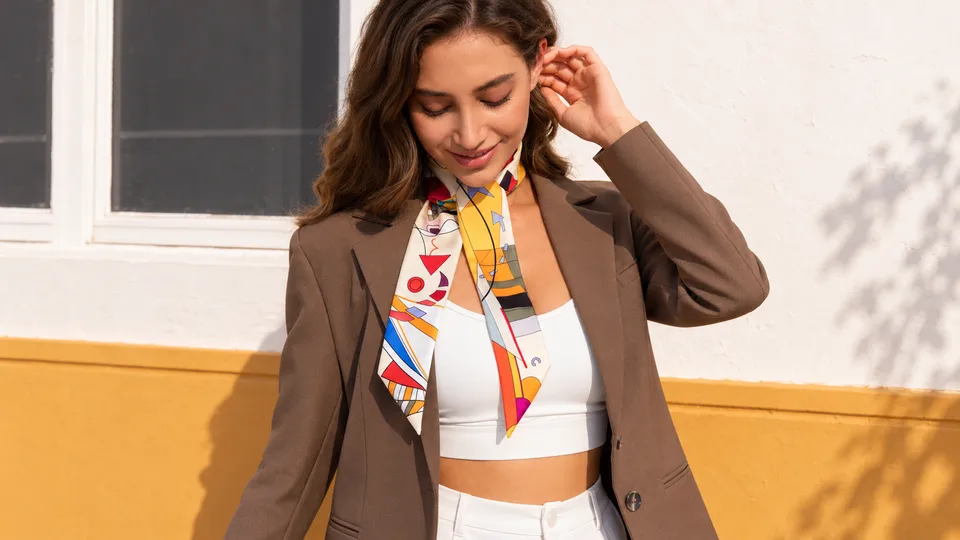 Skinny Silk Scarves