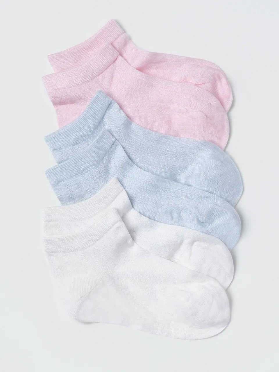 Children's Silk Blend Jacquard Ankle Socks