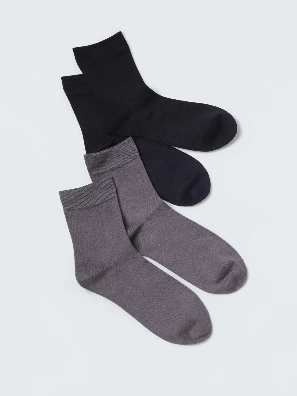 Men's Silk Blend Mid-Calf Dress Socks — socks arranged in a color selection