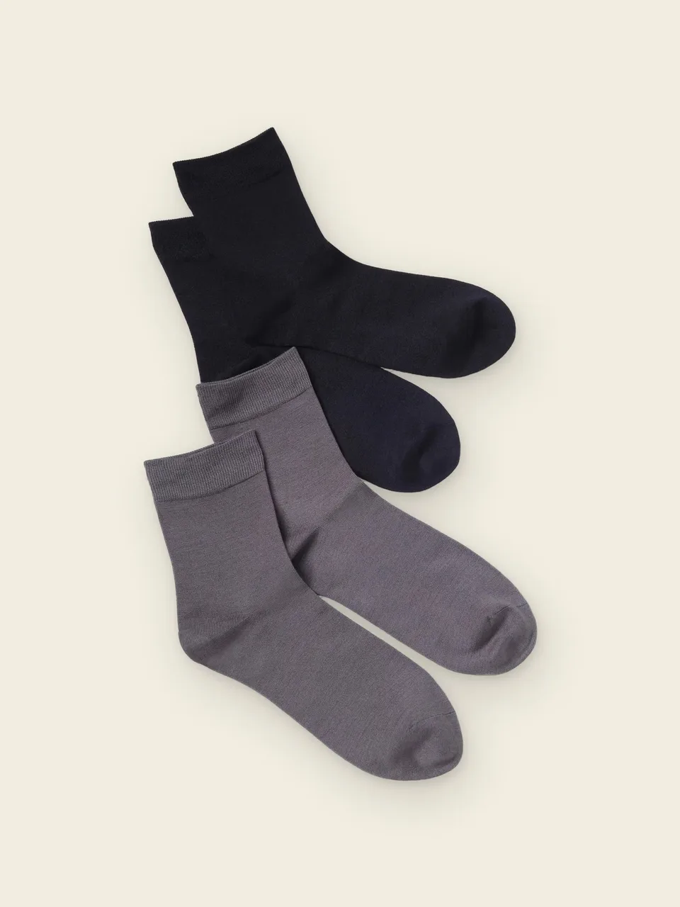 Men's Silk Blend Mid-Calf Dress Socks, on an oat backdrop