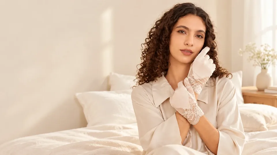 Silk Gloves for Sleeping & Hand Care