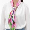Animal Home Badge And Wine Glass Printed Square Scarves