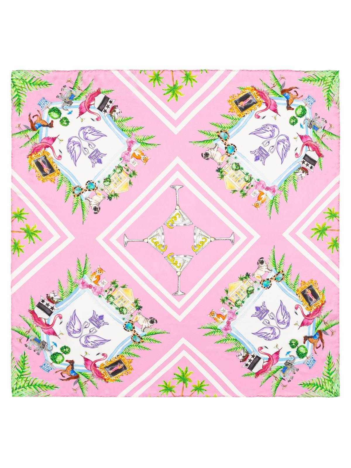 Printed Square Scarves