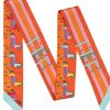 Horse Draped Twill Silk Ribbon Scarf
