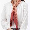Plaid Square Silk Scarf