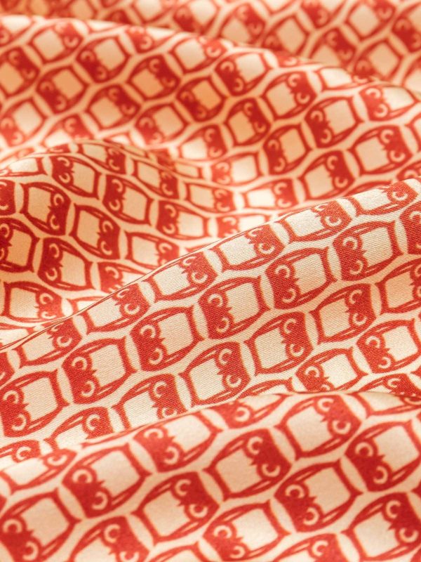 Small Plaid Square Silk Scarf