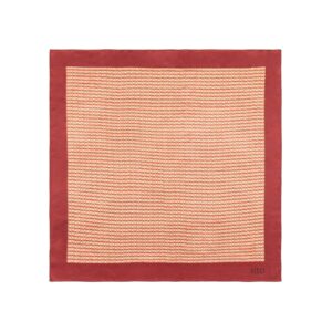 Plaid Square Silk Scarf