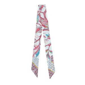 Tree of Song Twill Silk Ribbon Scarf