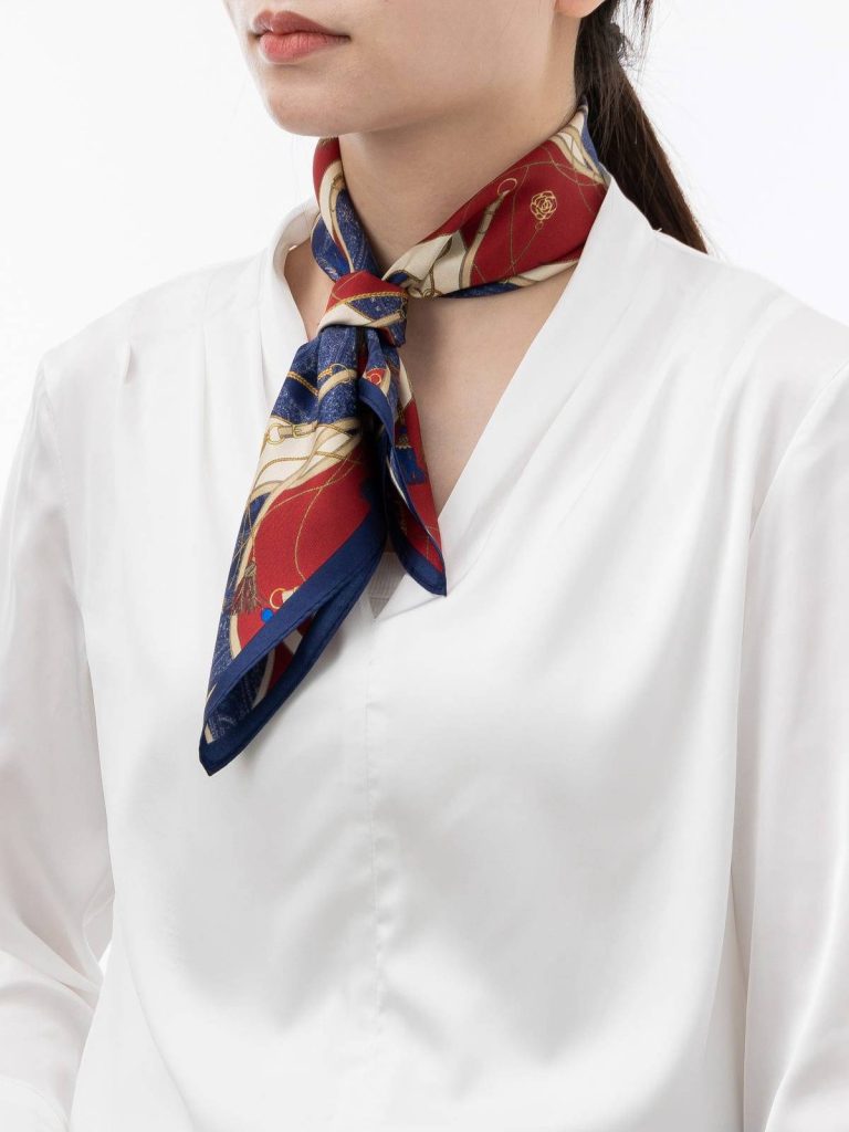 What Outfits Go Well With A Square Silk Scarf? for Muriersilk What Outfits Go Well With A Square Silk Scarf? - Muriersilk