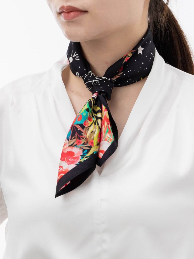 Square Silk Scarves For Men - Muriersilk