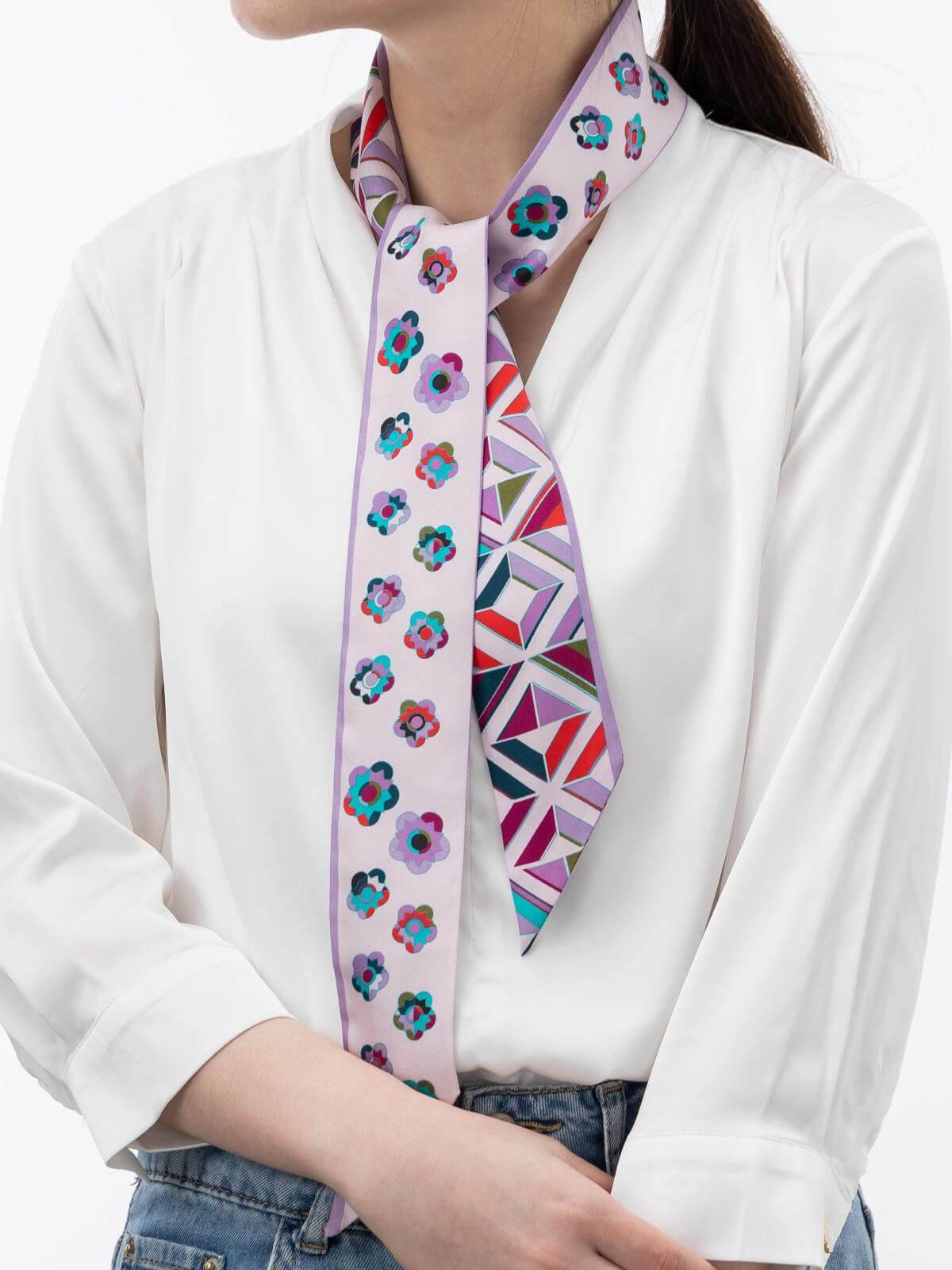 Silk Ribbon Scarf - Muriersilk