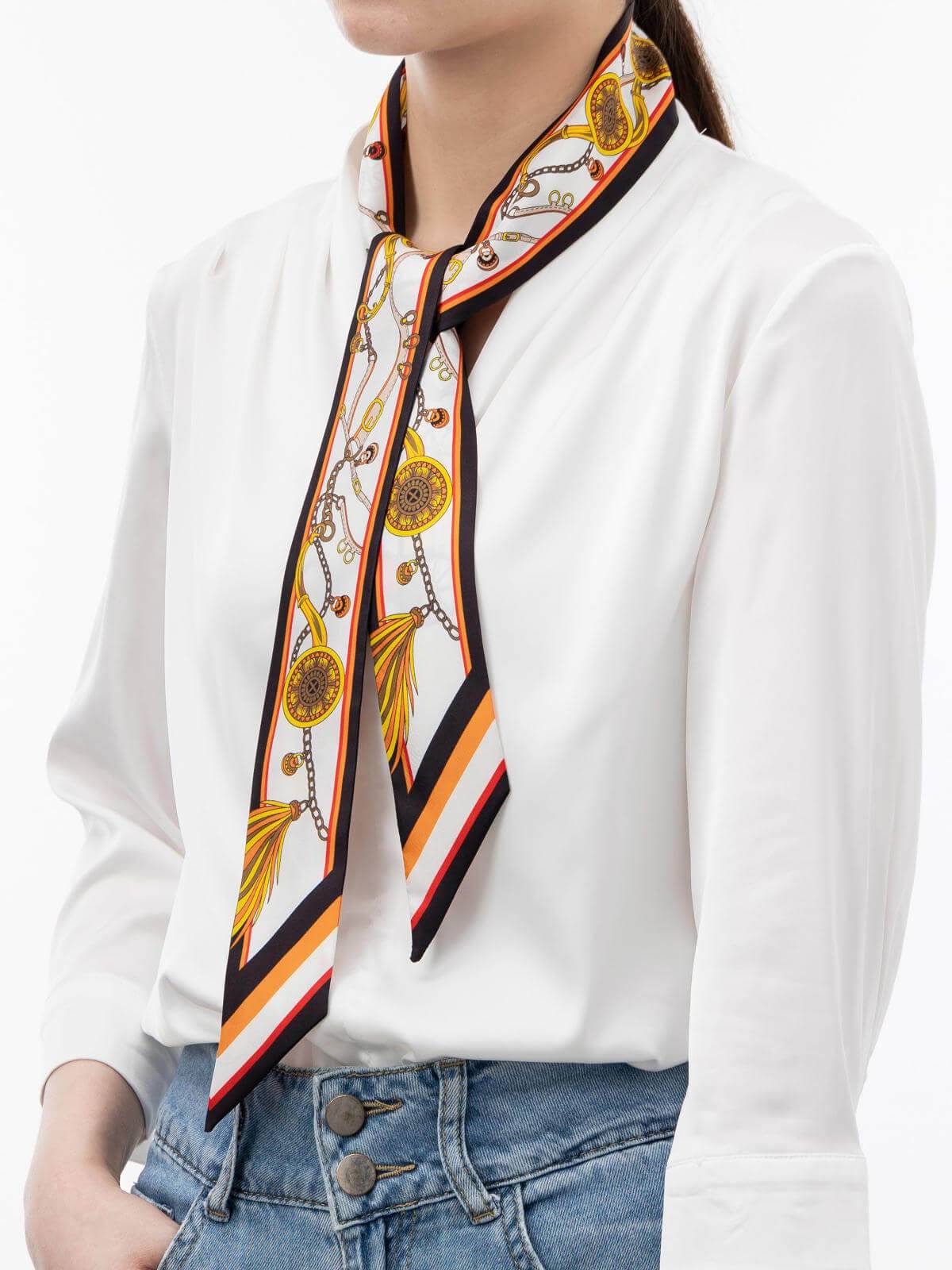 How To Make Ribbon Scarf - Muriersilk