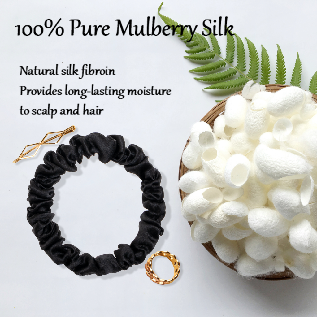 Do silk scrunchies leave dents in hair? for Muriersilk Do silk scrunchies leave dents in hair? - Muriersilk