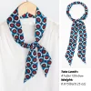 100% Mulberry Silk Skinny Scarf for Women Neck, Handbags,Bags, Purse, Hair Head