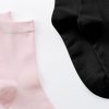 mulberry silk mid calf socks for women