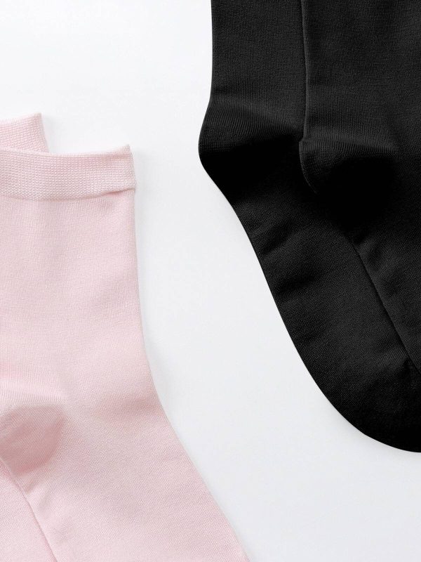 mulberry silk mid calf socks for women