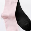 mulberry silk mid calf socks for women