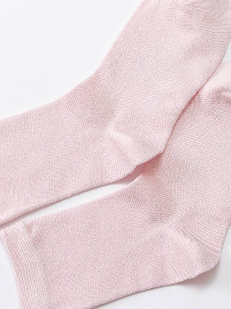 mulberry silk mid calf socks for women