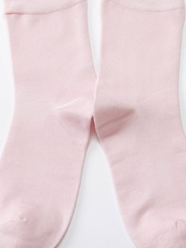 mulberry silk mid calf socks for women