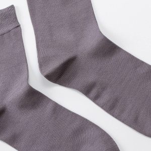 calcetines de media caña de seda de morera para hombre pack de 2