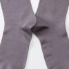 mulberry silk mid calf socks for men 2 pack