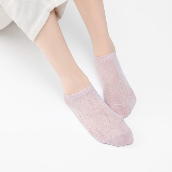 MSSS004P3-01-02 Silk Socks for Girls and Women 3 Pack