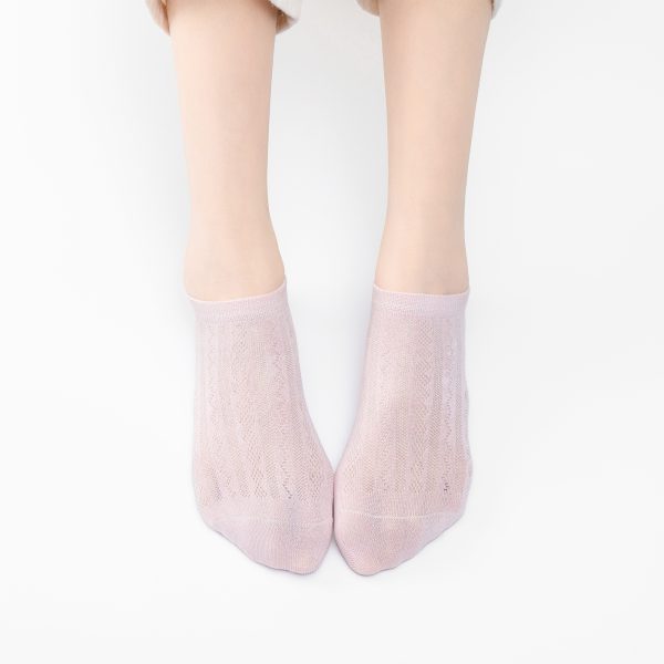 MSSS004P3-01-03 Silk Socks for Girls and Women 3 Pack