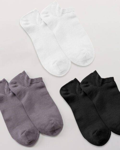 mulberry silk low cut socks for men 3 pack