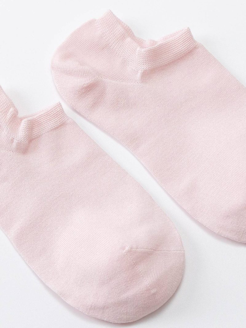 mulberry silk low cut socks for women 2 pack