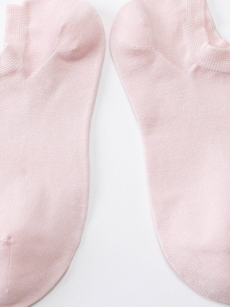 mulberry silk low cut socks for women 2 pack