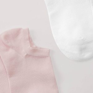 mulberry silk low cut socks for women 2 pack