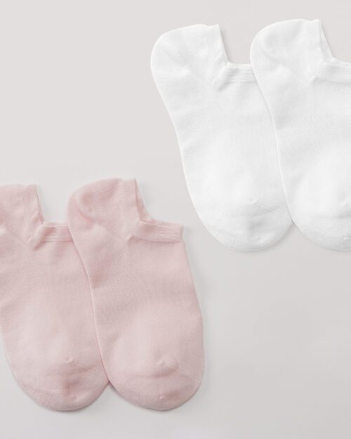 mulberry silk low cut socks for women 2 pack
