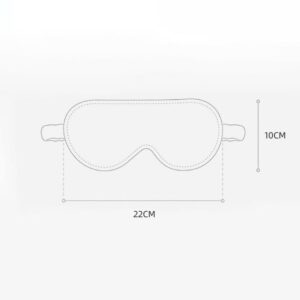 silk sleep mask with elastic band
