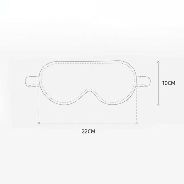 silk sleep mask with elastic band