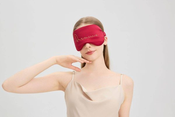Silk Sleep Mask with Elastic Band for Christmas