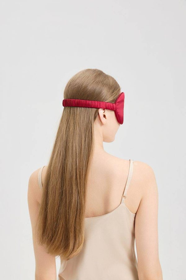 Silk Sleep Mask with Elastic Band for Christmas