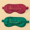 Silk Sleep Mask with Elastic Band for Christmas