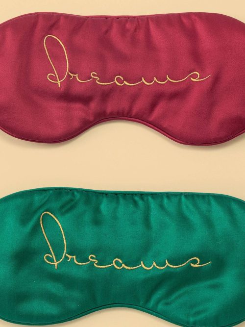 silk sleep mask with elastic band for christmas