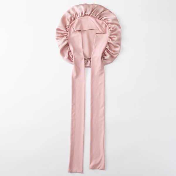 Bonnet de nuit en soie réglable pour femmes