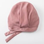 Silk Sleep Cap for Kids with Bow Lace Tie