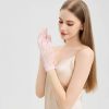 Wrist-Length Lace Gloves for Women
