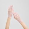 Wrist-Length Lace Gloves for Women