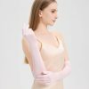 Elbow-Length Silk Gloves for Women