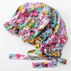 Floral Print Silk Sleep Cap for Kids